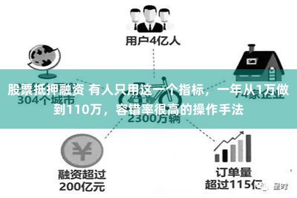 股票抵押融资 有人只用这一个指标，一年从1万做到110万，容错率很高的操作手法