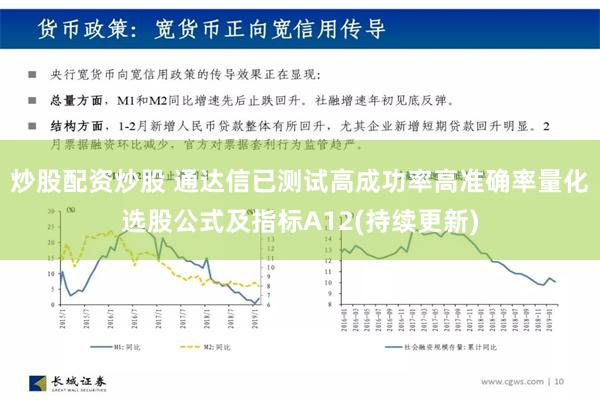 炒股配资炒股 通达信已测试高成功率高准确率量化选股公式及指标A12(持续更新)